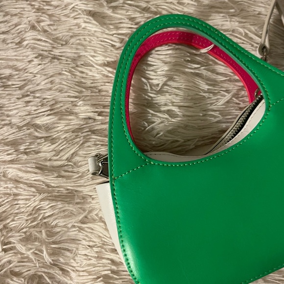 COPERNI Micro Baguette Swipe Bag Neon Pink & Green - Picture 11 of 11